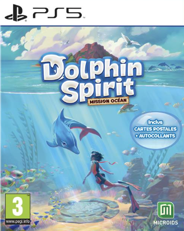 Pochette Dolphin Spirit : Mission Océan version PlayStation 5