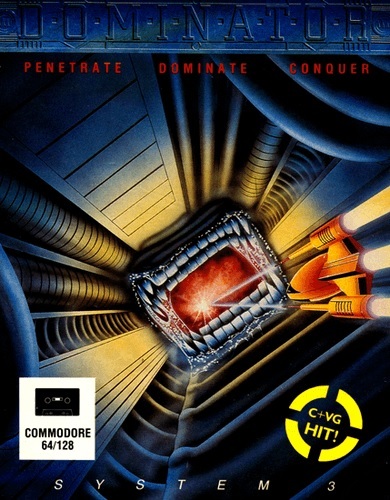 Pochette Dominator version Commodore 64
