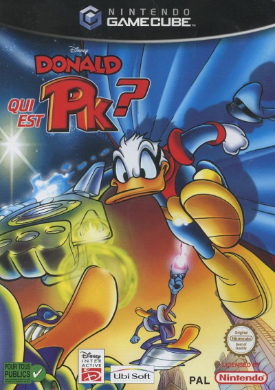 Pochette Donald Duck : Qui est PK ? version GameCube