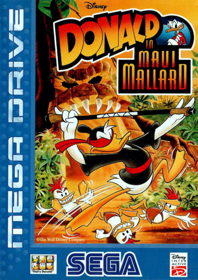 Pochette Donald in Maui Mallard version Megadrive