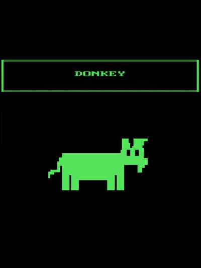 Pochette DONKEY.BAS version PC MS-DOS