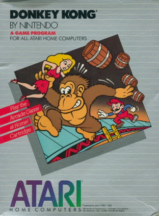 Pochette Donkey Kong version Atari 2600