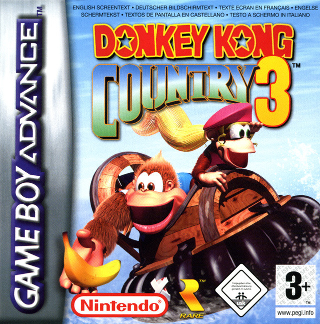 Pochette Donkey Kong Country 3 version GameBoy Advance