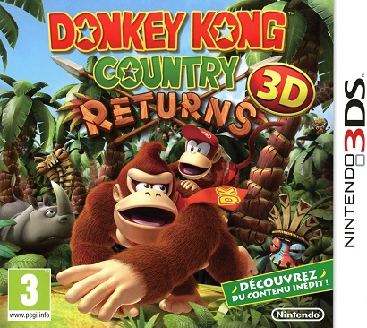 Pochette Donkey Kong Country Returns 3D version 3DS