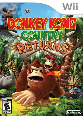Pochette Donkey Kong Country Returns version Wii