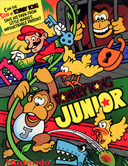Pochette Donkey Kong Jr. version Wii