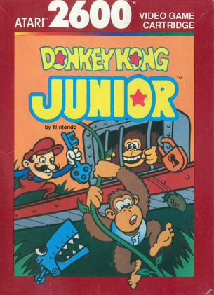 Pochette Donkey Kong Jr. version Atari 2600