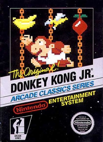 Pochette Donkey Kong Jr. version NES