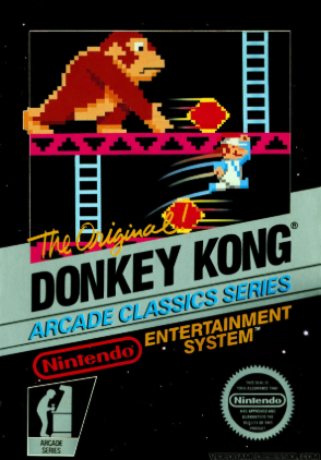 Pochette Donkey Kong version NES