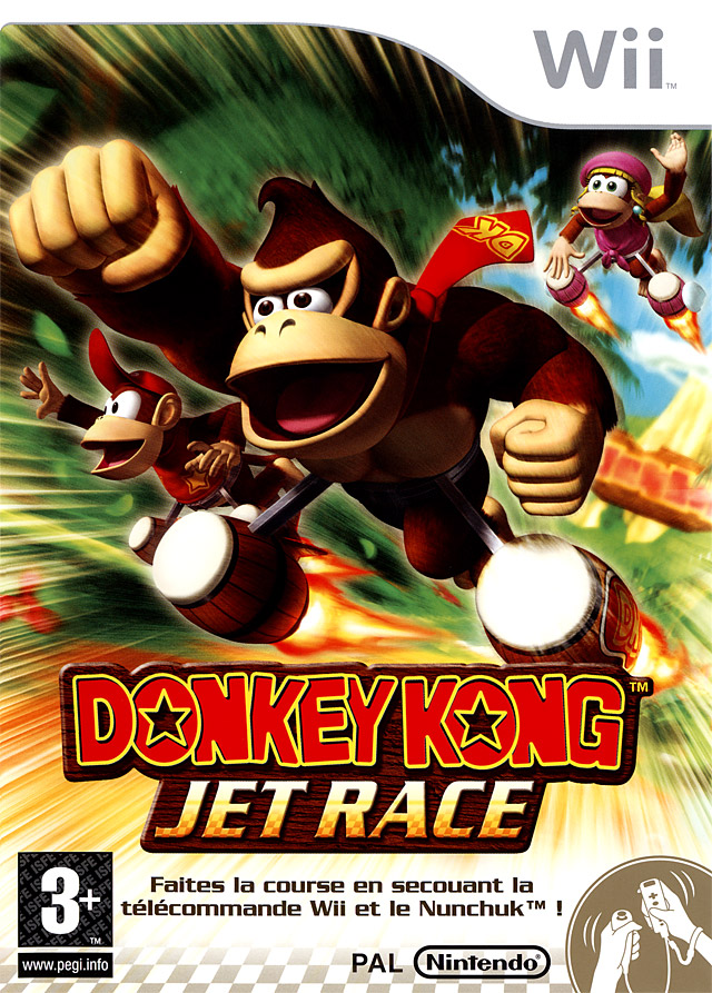 Pochette Donkey Kong Jet Race version Wii