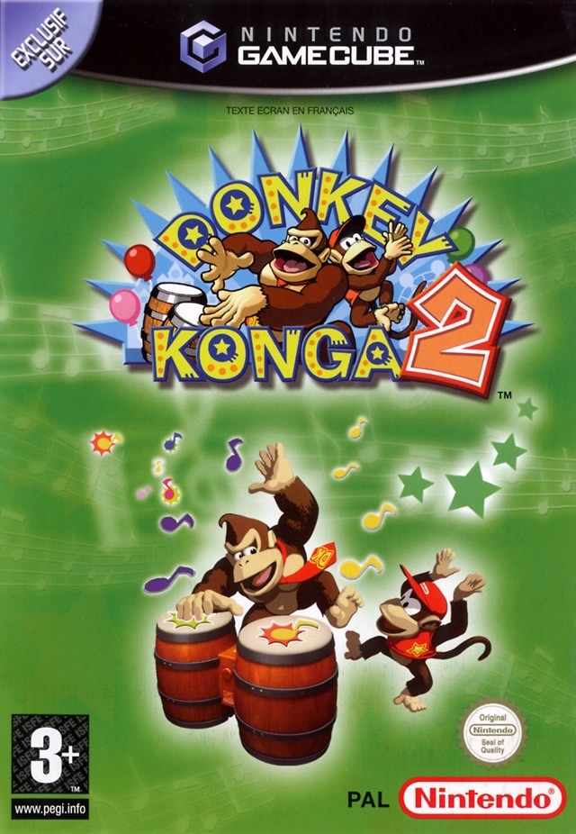 Pochette Donkey Konga 2 version GameCube