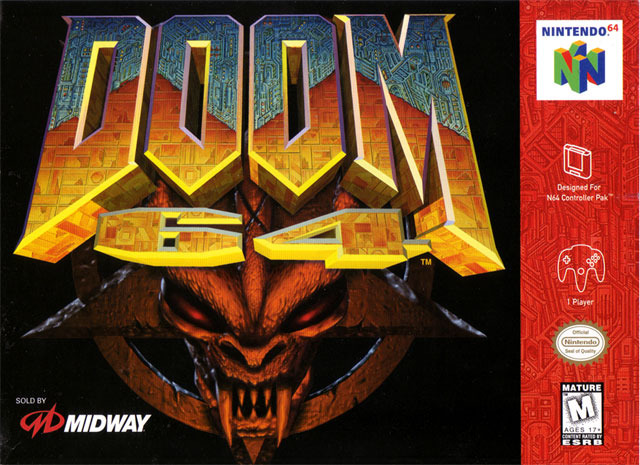 Pochette Doom 64 version Nintendo 64
