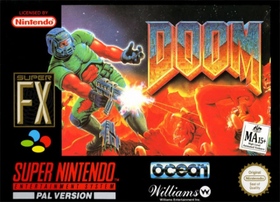 Pochette Doom version Super Nintendo