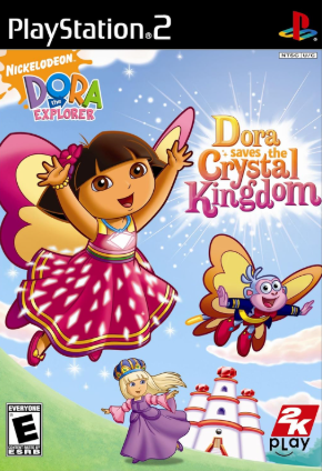 Pochette Dora sauve le Royaume de Cristal version PlayStation 2