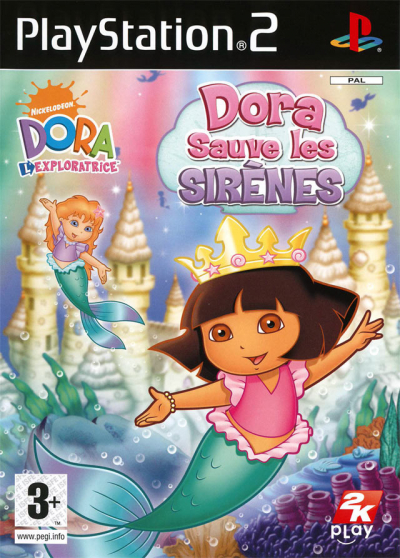 Pochette Dora Sauve les Sirènes version PlayStation 2