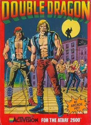 Pochette Double Dragon version Atari 2600