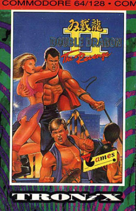 Pochette Double Dragon II : The Revenge version Commodore 64