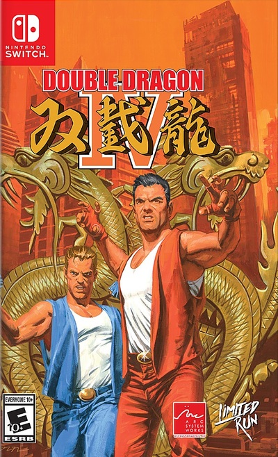 Pochette Double Dragon IV version Switch