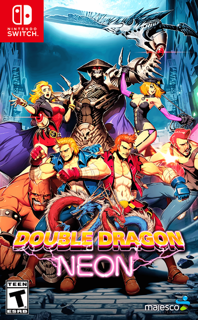Pochette Double Dragon Neon version Switch