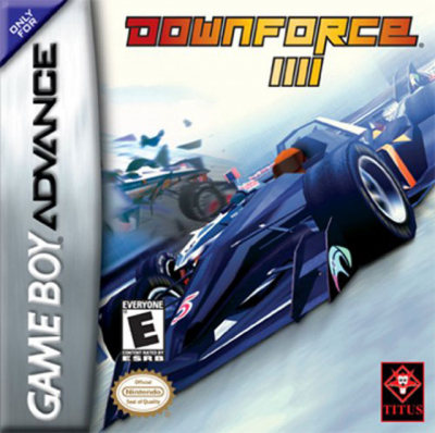 Pochette Downforce version GameBoy Advance