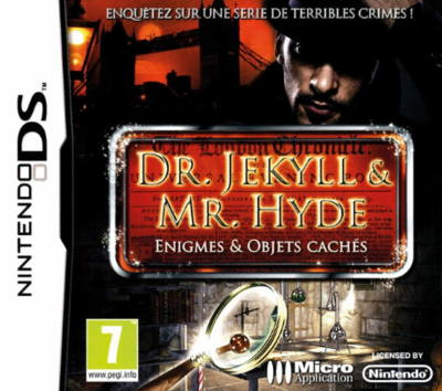 Pochette Dr Jekyll & Mr Hyde : Enigmes & Objets Cachés version DS