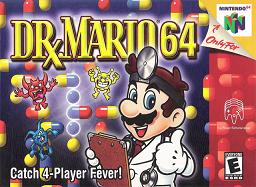 Pochette Dr. Mario 64 version Nintendo 64