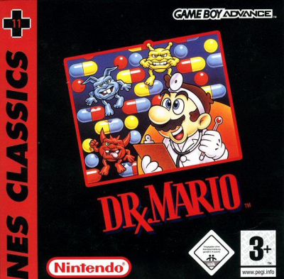 Pochette Dr. Mario version GameBoy Advance