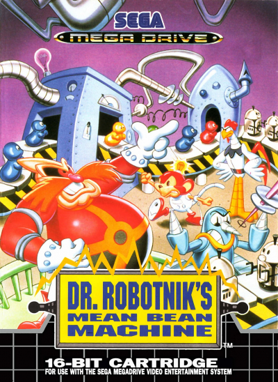Pochette Dr. Robotnik's Mean Bean Machine version Megadrive