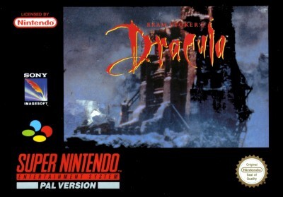 Pochette Dracula version Super Nintendo