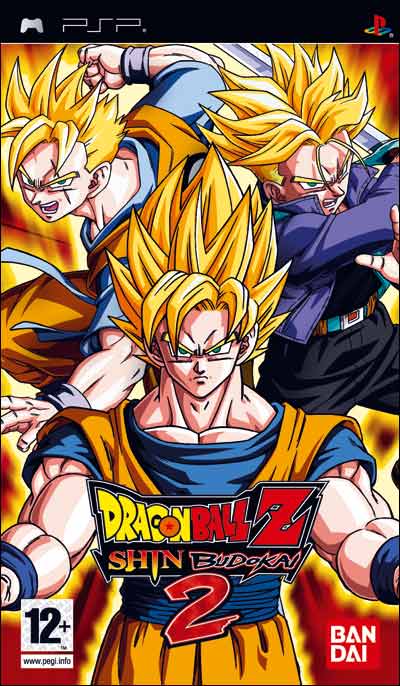 Pochette Dragon Ball Z : Shin Budokai 2 version PSP