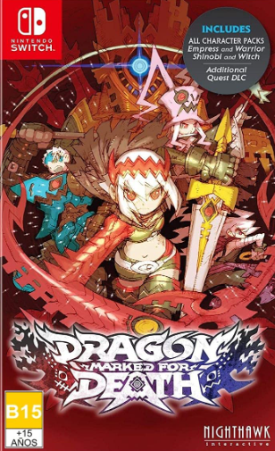 Pochette Dragon Marked For Death version Switch
