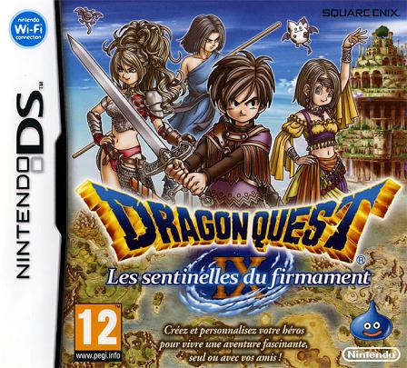 Pochette Dragon Quest IX : les Sentinelles du firmament version DS