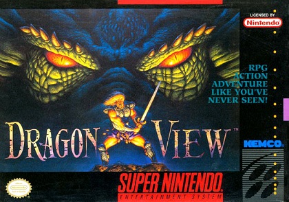 Pochette Dragon View version Super Nintendo