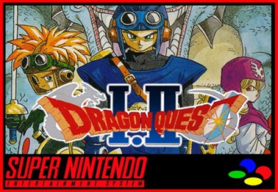 Pochette Dragon Warrior I.II version Super Nintendo