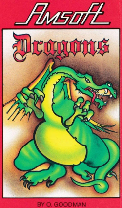 Pochette Dragons version Amstrad CPC