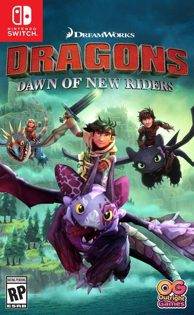 Pochette Dragons : L'aube des nouveaux cavaliers version Switch