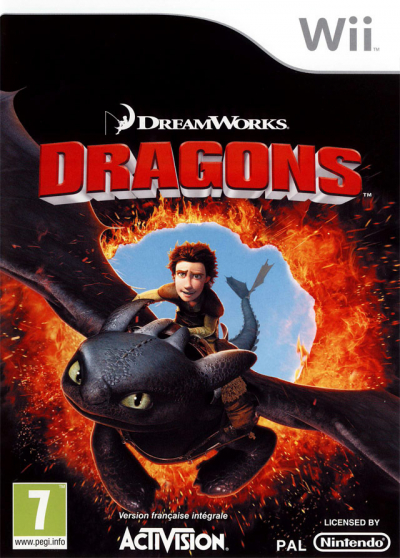 Pochette Dragons version Wii