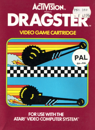 Pochette Dragster version Atari 2600