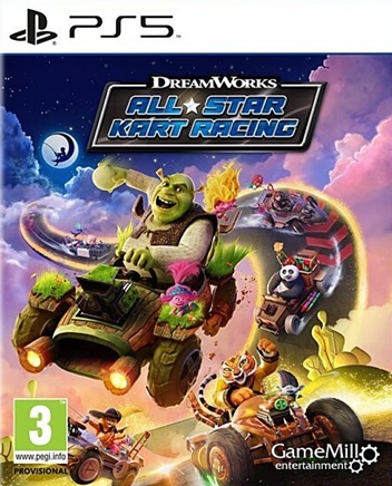Pochette DreamWorks All-Star Kart Racing version PlayStation 5