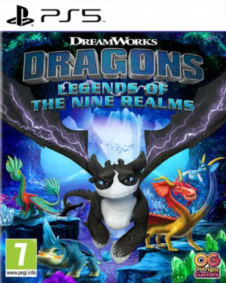 Pochette DreamWorks Dragons : Légendes des neuf royaumes version PlayStation 5