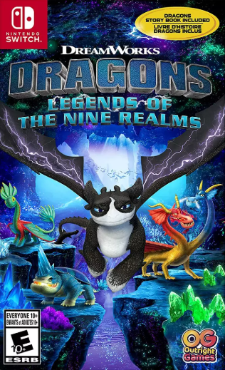 Pochette DreamWorks Dragons : Légendes des neuf royaumes version Switch