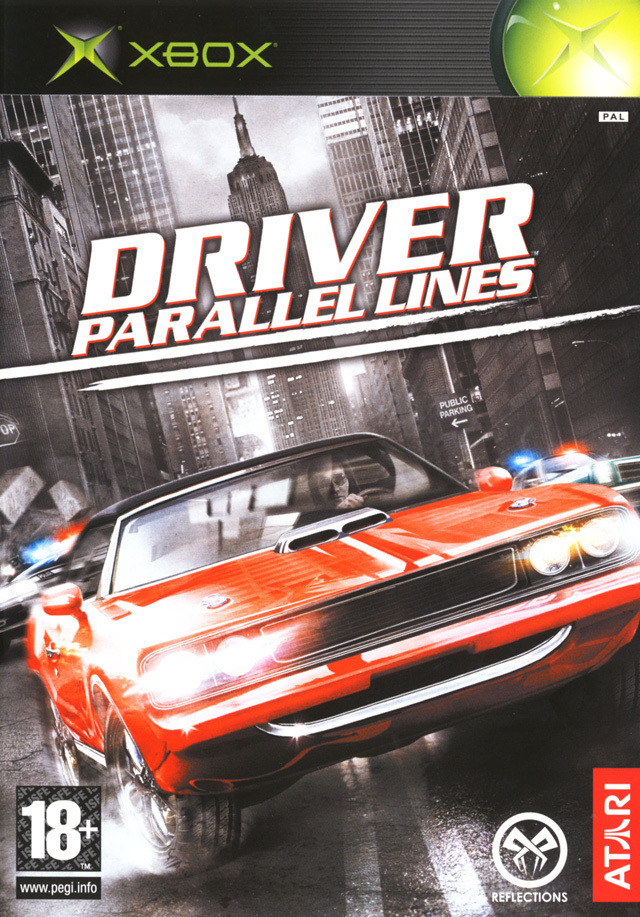 Pochette Driver Parallel Lines  version Xbox
