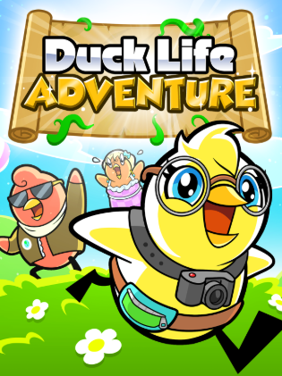 Pochette Duck Life Adventure version Switch