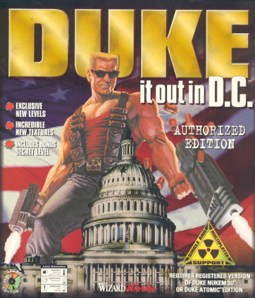 Pochette Duke It Out In D.C. version PC MS-DOS