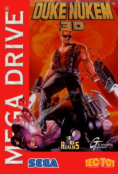 Pochette Duke Nukem 3D version Megadrive
