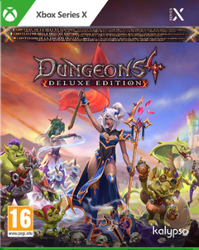Pochette Dungeons 4 version Xbox Series X/S