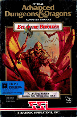 Pochette Eye of the Beholder version PC Windows