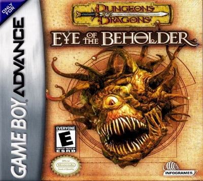 Pochette Dungeons & Dragons : Eye of the Beholder version GameBoy Advance