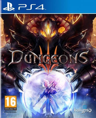 Pochette Dungeons III version PlayStation 4