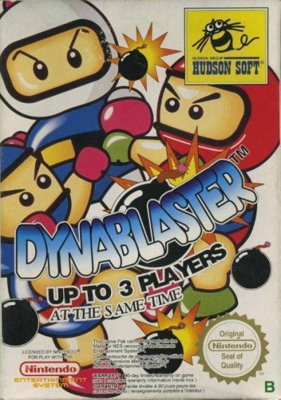 Pochette Dynablaster version NES